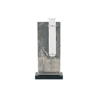 Figur H=245mm Petanque aus Metall - Marmor - Glas, Gravur im Preis enthalten.
