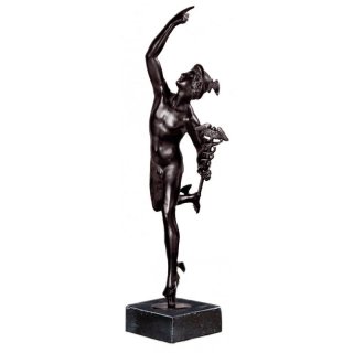 Figur Merkur  bronziert 35cm