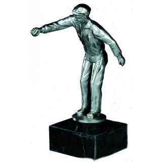 Figur Petanquespieler bronziert 12cm