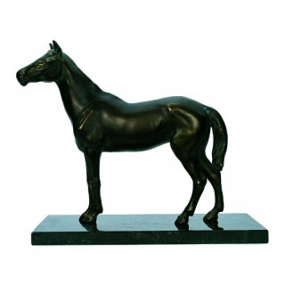 Figur Pferd  bronziert 31cm