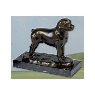 Figur Rottweiler  bronziert 14cm