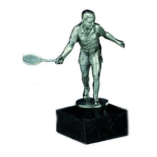 Figur Tennisspieler  bronziert 15cm