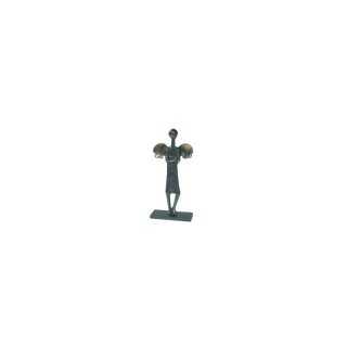 Gedulds-Engelchen - Umfang/Gre: 12 cm  Bronzeskulptur, dunkel patiniert und poliert - Lieferung mit Expertise