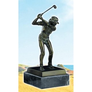 Golferin versilbert 20cm