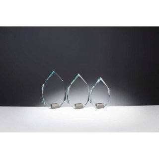 JADE-Glas mit Metallsockel H: 220 mm inkl. Gravur