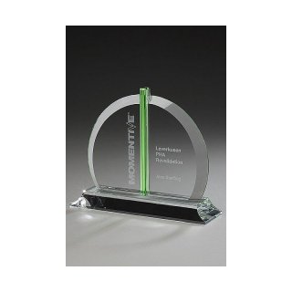 Kristall - Crystal Emerald Bellinghon Award H=190mm, Preis ist incl.Text & Logogravur, keine weiteren Kosten