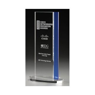 Kristall - Crystal Tower Award 380mm, Preis ist incl.Text & Logogravur, keine weiteren Kosten