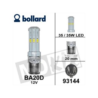 LAMPE BA20D 12V 35/35W (5W LED) regenboge (1)