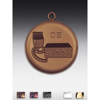 Medaille CB Neutral mit se  50mm, bronzefarben in Metall