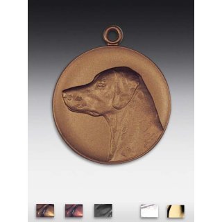 Medaille  Dalmatiner mit se  50mm, bronzefarben in Metall