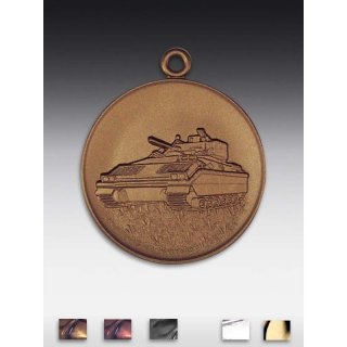 Medaille Bradley M2 Panzer mit se  50mm, bronzefarben in Metall