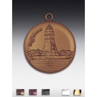 Medaille Kyffhuser mit se  50mm, bronzefarben in Metall