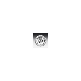 Medaille Lyra neu mit se  50mm, silberfarben in Metall