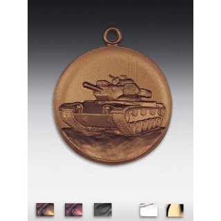 Medaille Panzer MA60 2A mit se  50mm, bronzefarben in Metall