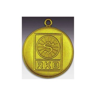 Medaille RKB mit se  50mm, goldfarben in Metall