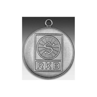 Medaille RKB mit se  50mm, silberfarben in Metall