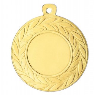 Medaille D=45mm,  gold  fr 25 mm Emblem,   Band, Emblem und Montage sind im Preis enthalten
