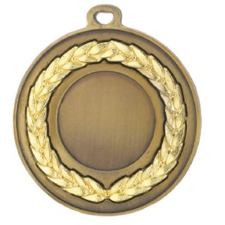 Medaille D=50mm, gold  fr 25 mm Emblem ,   Band, Emblem und Montage sind im Preis enthalten