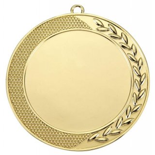 Medaille D=70mm,   gold  fr 50 mm Emblem ,   Band, Emblem und Montage sind im Preis enthalten