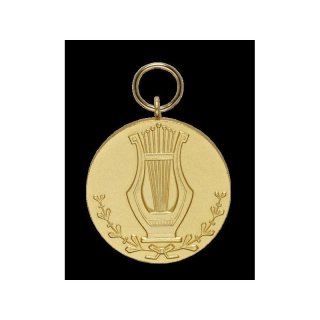Medaille Spielmannzug 40mm  in bronze, versilbert, vergoldet, altsilberfarben oder echt silber