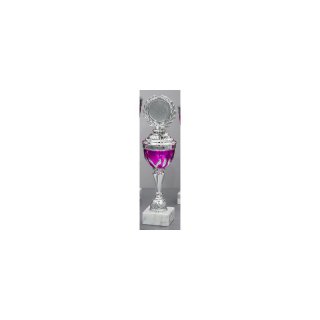 Pokal Amaya Silber Violett H=307 mm D=80 mm