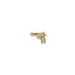 Schtzenabzeichen  Pistole 19 mm  in bronze, versilbert, altsilber oder vergoldet