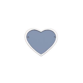 Trschild Herz 24 x 21 cm blau