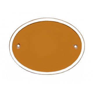 Klassik Oval 11,5 x 8,5 cm orange