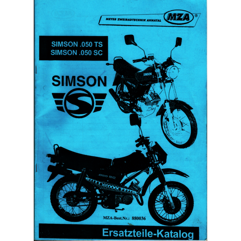 Simson Ersatzteile Katalog Roller SR50/SR80