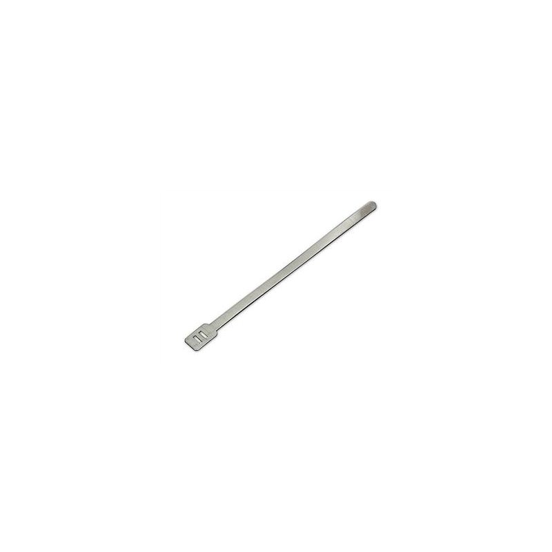 Kabelbinder Aluminium 195mm lang, 6mm breit, 0,5mm dick - passend f&u