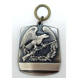 Abzeichen Adler altsilber, mit se & Ring ungelocht 35x35mm