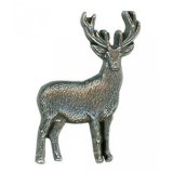 Abzeichen Pin Hirsch altsilberfarbig 22,5 mm,...