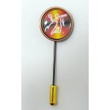 Anstecker 16 mm silber incl.15mm Emblem nach Ihrer...