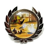 Anstecker  21mm silbert 15mm Emblems nach Ihrer Vorlage...