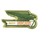Anstecker / Pin DUCATI Abz. alt (Vogel) goldfarbe