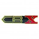 Anstecker / Pin HONDA CBX Logo gold/rot