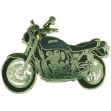 Anstecker / Pin KAWASAKI ZEPHYR blau*