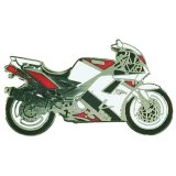Anstecker / Pin YAMAHA FZR 1000 rot/wei*
