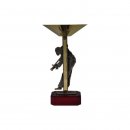 Award-Cup Billiard H=330mm auf Holzsackel, Gravur im...