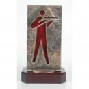 Award Schiesport Gewehr 240mm auf Holzsockel in Magoni-Look