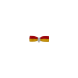 Bandschleife Rot-Gelb ca. 45 x 15 mm