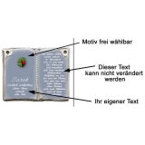 Buch mit Spruch zum 18. Geburtstag 27x22 cm personalisierbar
