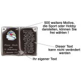 Buch mit Spruch zum 18. Geburtstag 27x22 cm personalisiert