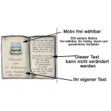 Buch mit Spruch zum 30. Geburtstag 27x22 cm personalisierbar