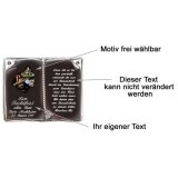 Buch mit Spruch zum Richtfest 27x22 cm personalisierbar