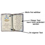 Buch mit Vers zur Geburt 27x22 cm personalisierbar