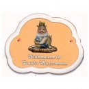 Decoramic Wolkentraum 624 Toskana, Motiv Katze mit Krone