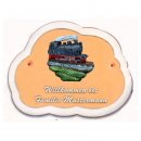 Decoramic Wolkentraum 624 Toskana, Motiv Lokomotive