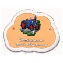 Decoramic Wolkentraum 624 Toskana, Motiv Traktor