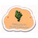 Decoramic Wolkentraum 624 Toskana, Motiv Weintrauben grn
